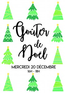 Affiche gouter de noel