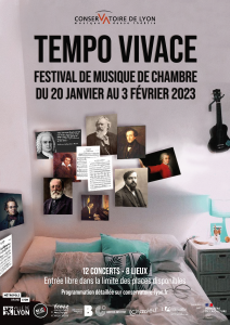 Affiche Tempo Vivace festival de musique de chambre