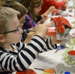 photo enfant activité musée des pompiers
