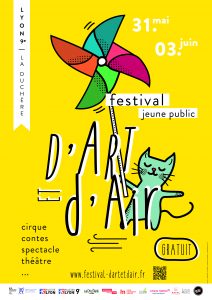 Affiche festival d'Art et d'Air 2023 Duchère Lyon