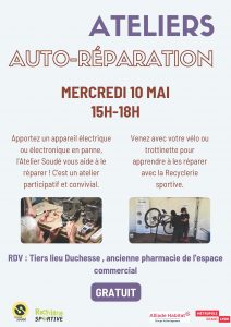 affiche atelier auto réparation la Duchesse