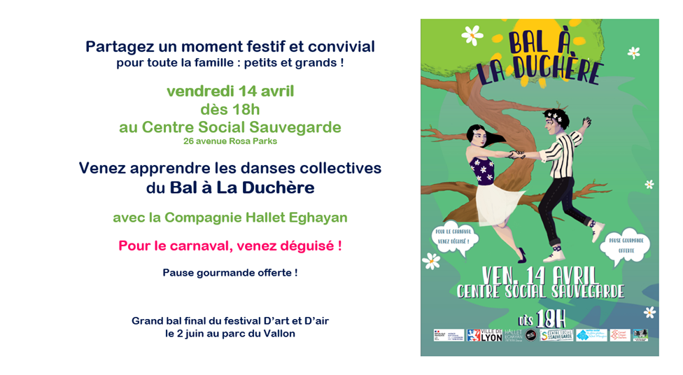 affiche bal à la Duchère