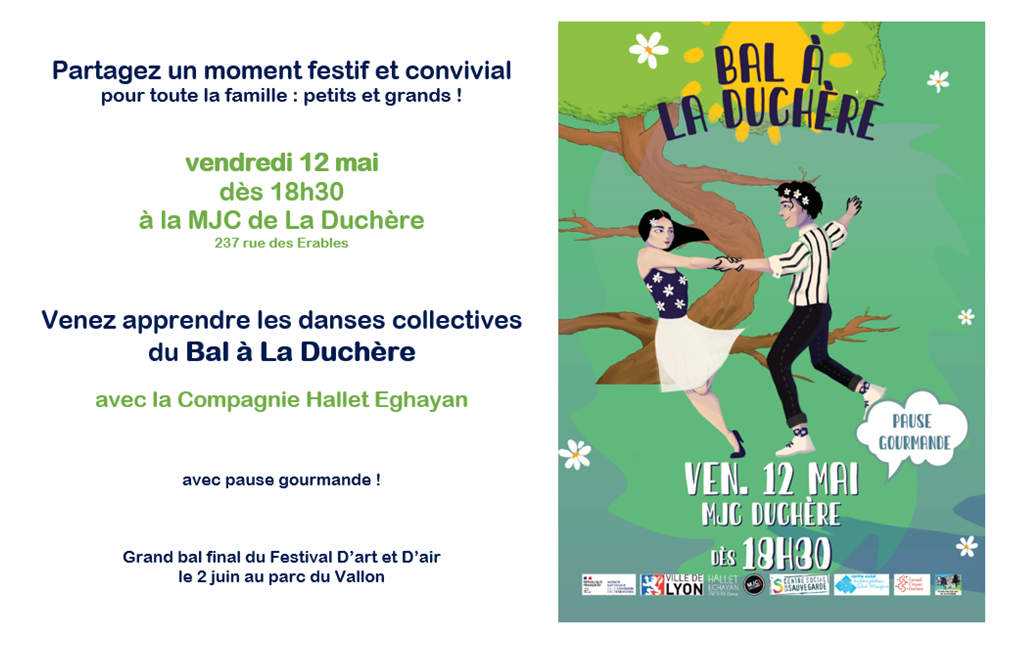 affiche bal à la Duchère