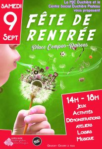 affiche fête de la rentrée duchère