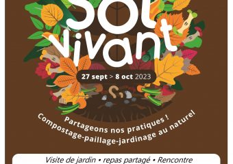 affiche portes ouvertes jardin d'emile 2023 La Duchère