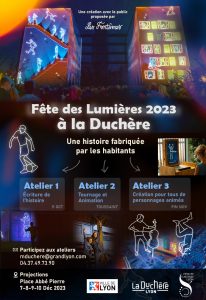 affiche fête des lumières lyon les fantomes