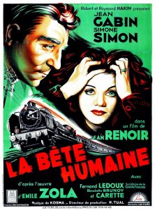 affiche fil m La bête humaine