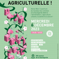 affiche fête halle agriculturelle la Duchère