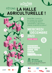 affiche fête halle agriculturelle la Duchère