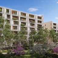 Résidence Pierre Levéé de logements neufs bioclimatiques à la Sauvegarde Lyon 9