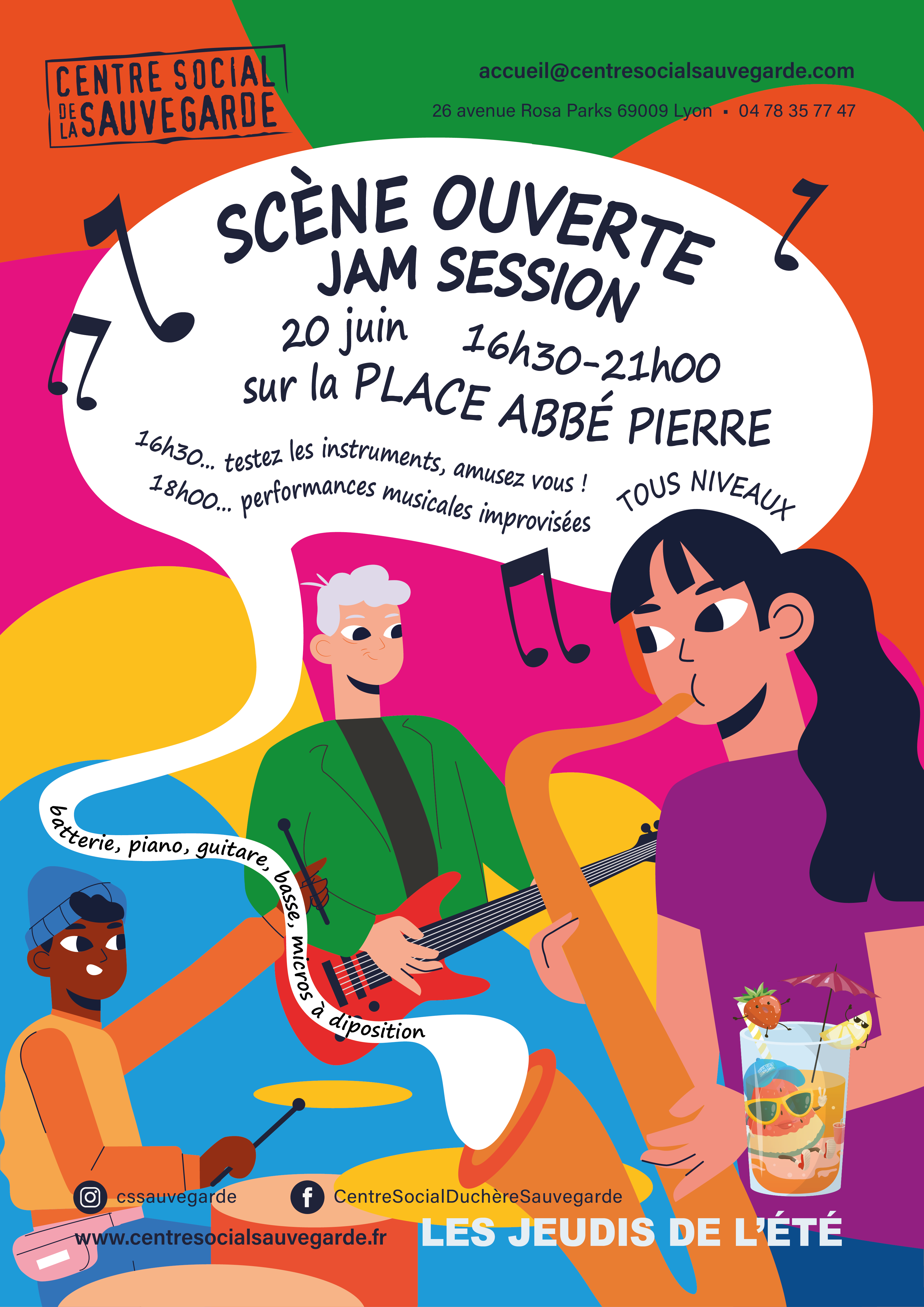 Affiche de la Scène ouverte, Jam Session