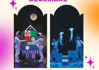 Spectacle Allô la lune de la compagnie du Bazar au Terminus proposé par la MJC Duchère. Le 17 décembre 2025 de 10h à 10h45 à la MJC Duchère (237 rue des érables, 69009 Lyon). Dès 2 ans et demi.