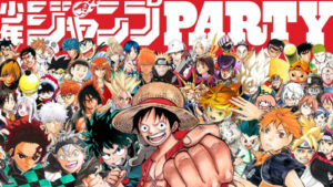 une foule de personnages de mangas