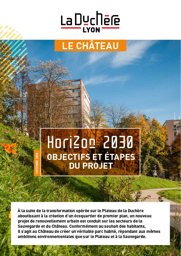 Château - objectifs et étapes du projet horizon 2030